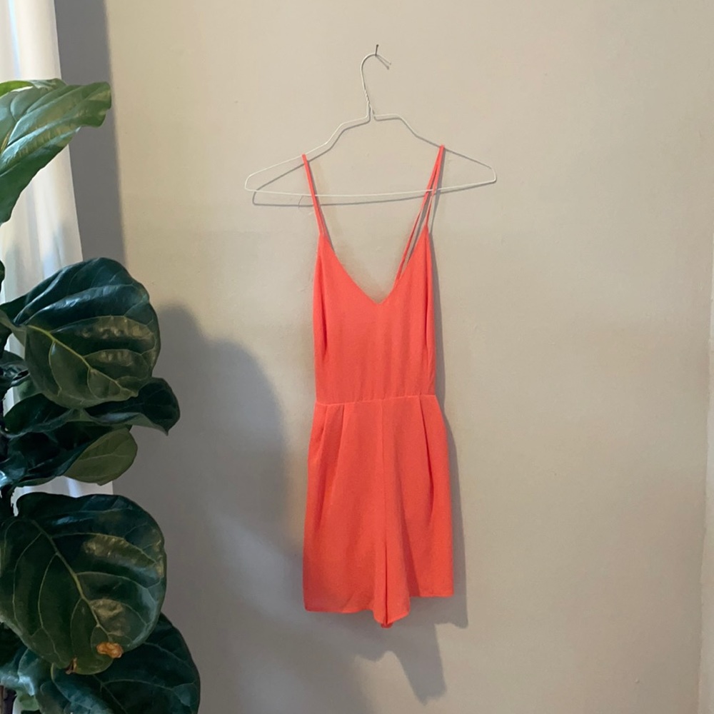 Pink summer romper from Vestique Boutique